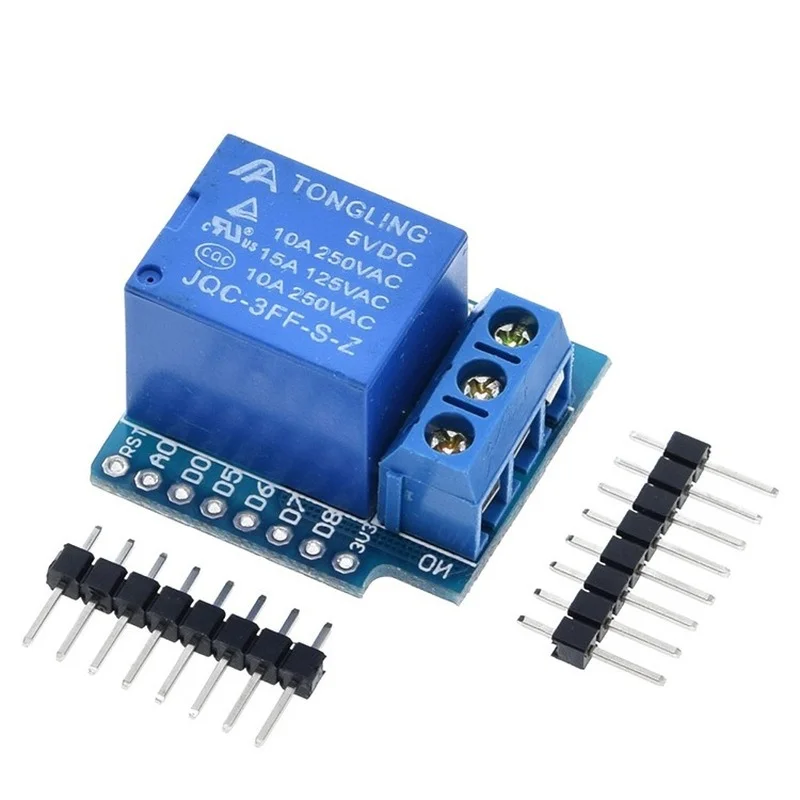 1Set One Channel Wemos D1 Mini Relay Shield     Module ESP8266 Development Board 1 channel