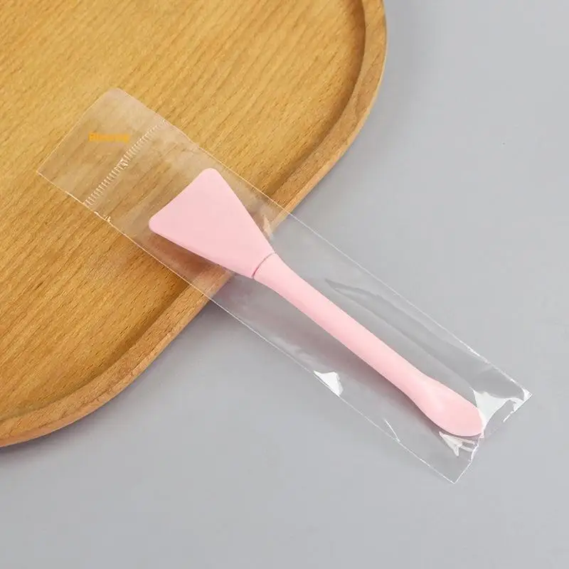 Facial Mask Brush Double Head Dual-use Silicone Mask Stick With Scoop Beauty Tool For Face Mask Application Skincare