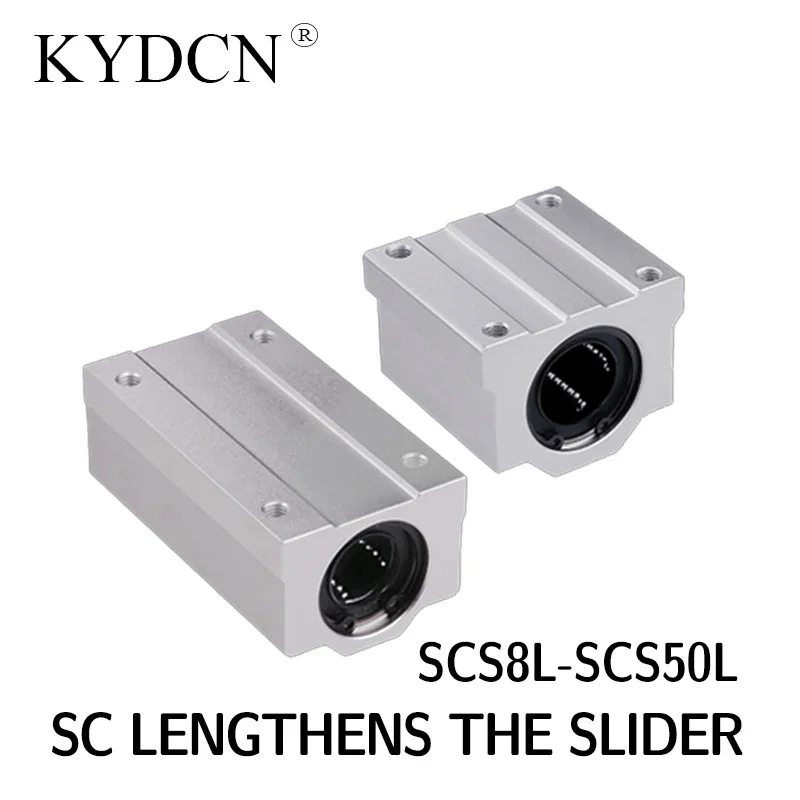 SCS8LUU SCS10LUU SCS12LUU SCS20LUU SCS50LUU Linear Ball Bearing Block CNC Router for CNC 3D printer shafts Rod parts