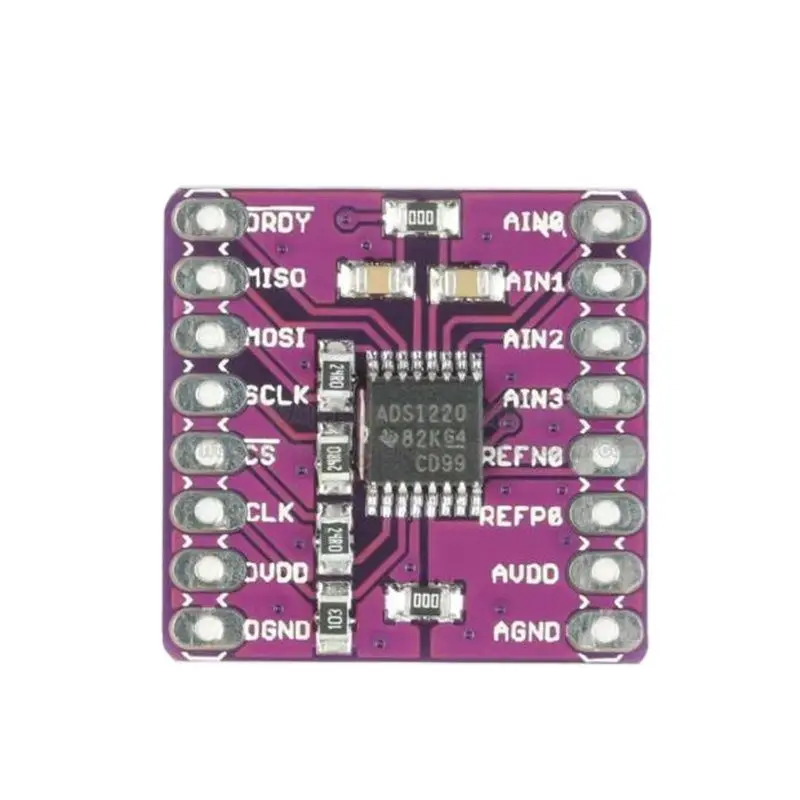ADS1220 ADC SPI Low-Power 24-Bit Analog-Digital-Wandler