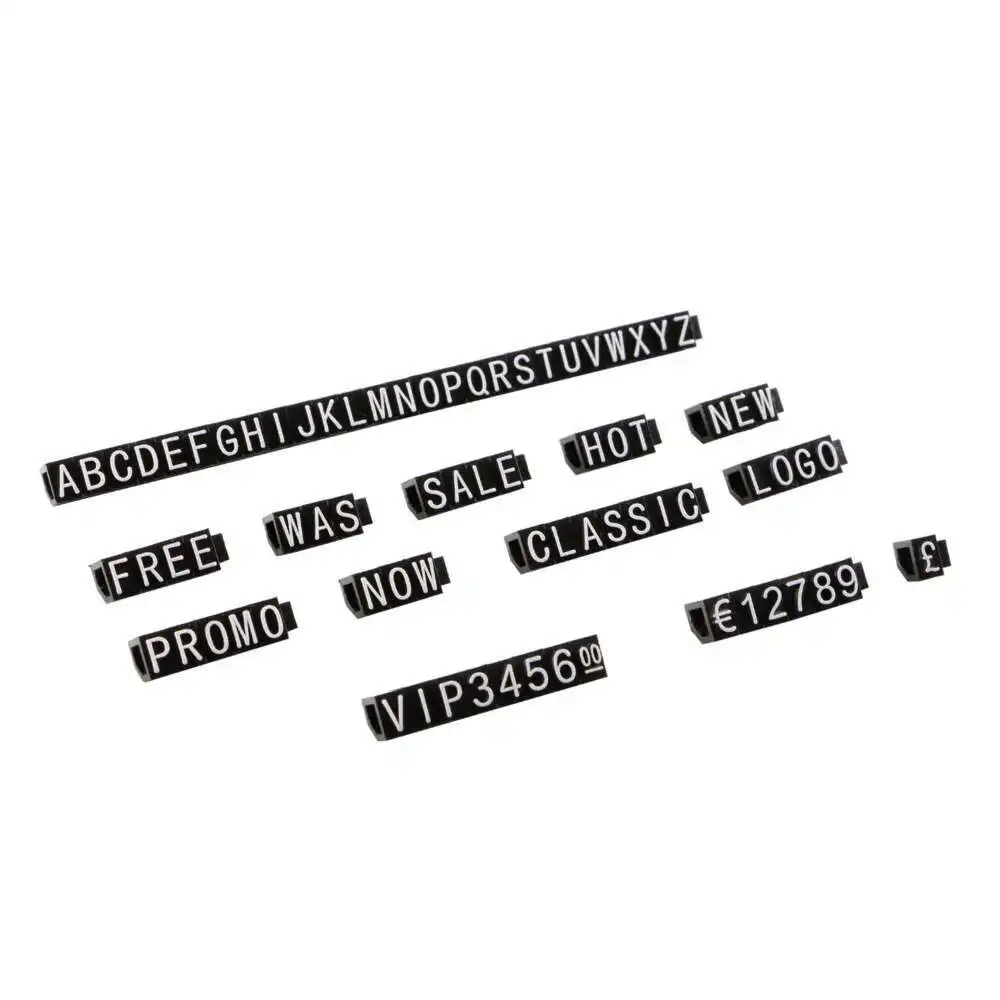 50pcs 4*6mm Jewelry Pricing Cube Angled Set Small Pricing Block Kit Number Price Label Tag Price Display Stand