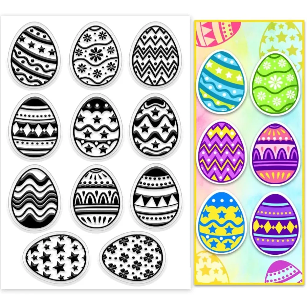 1PC Easter Eggs Cle…