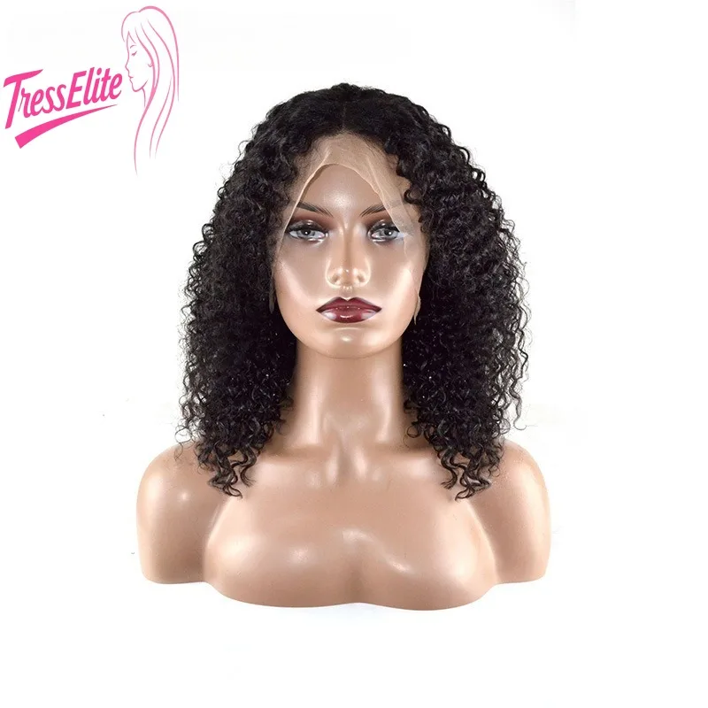 Peluca frontal de encaje de primera calidad, peluca Frontal de encaje 13x4 Jerry Curl, Color Natural, voluminoso y hinchable, peso ligero y transpirable
