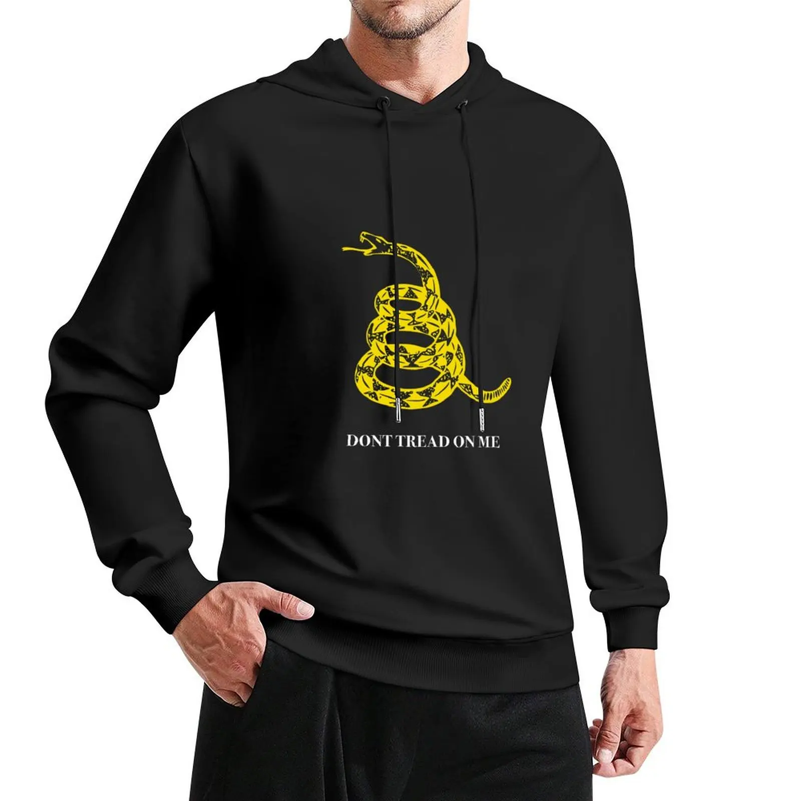 Yellow Snake Gadsden flag - Don't tread on me Pullover Hoodie men's clothes mens clothes graphic hoodies