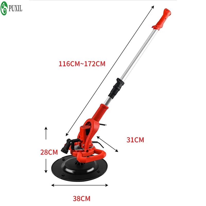 220V Electric Concrete Cement Mortar Trowel Wall Smoothing Polishing Machine Automatic Putty Plastering Machine