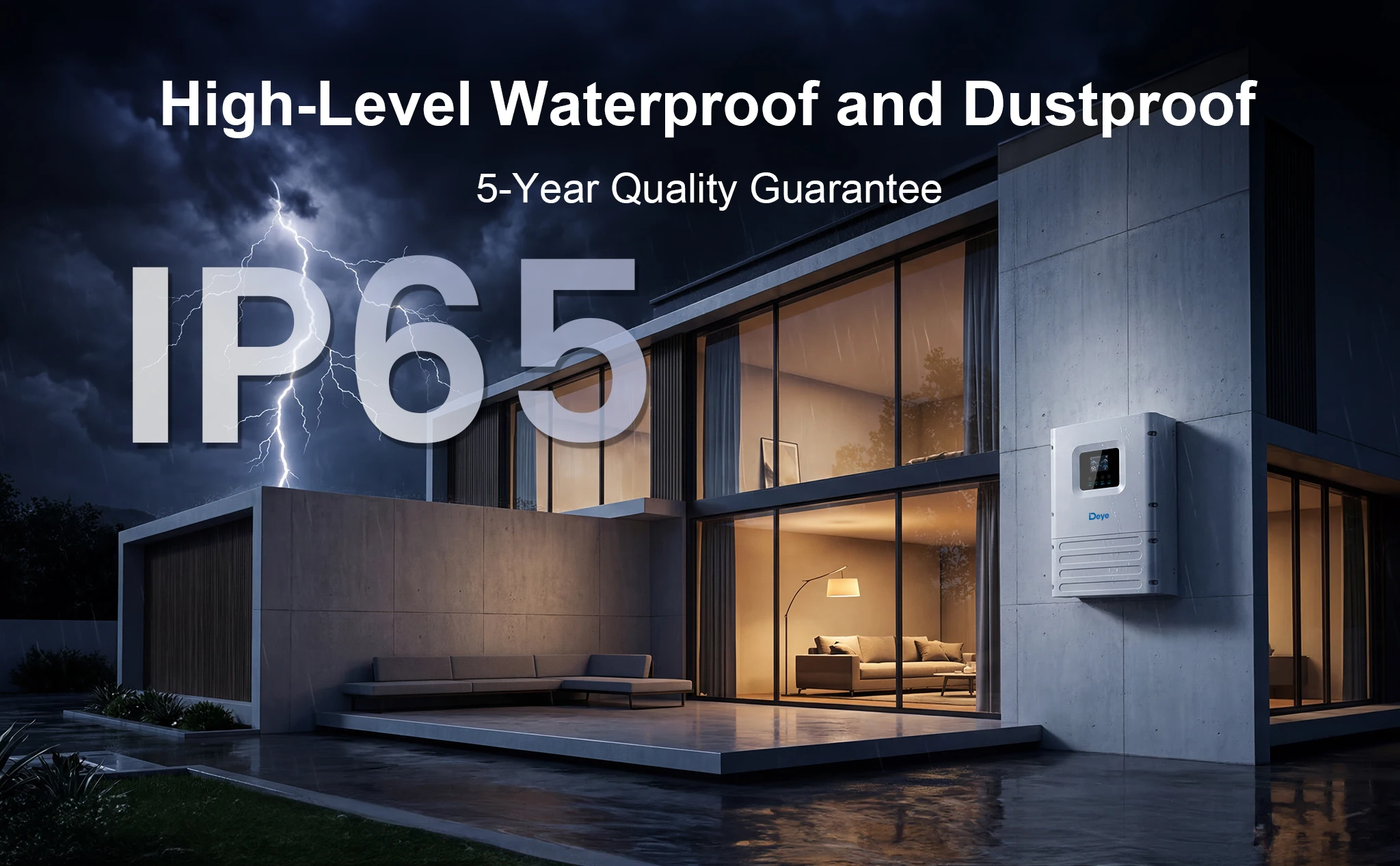 Deye 6000W Off-Grid Hybrid Solar-Wechselrichter IP65 135A 9600W PV-Eingang MPPT EU-Lager 3-7 Tage Lieferzeit – Detail 2