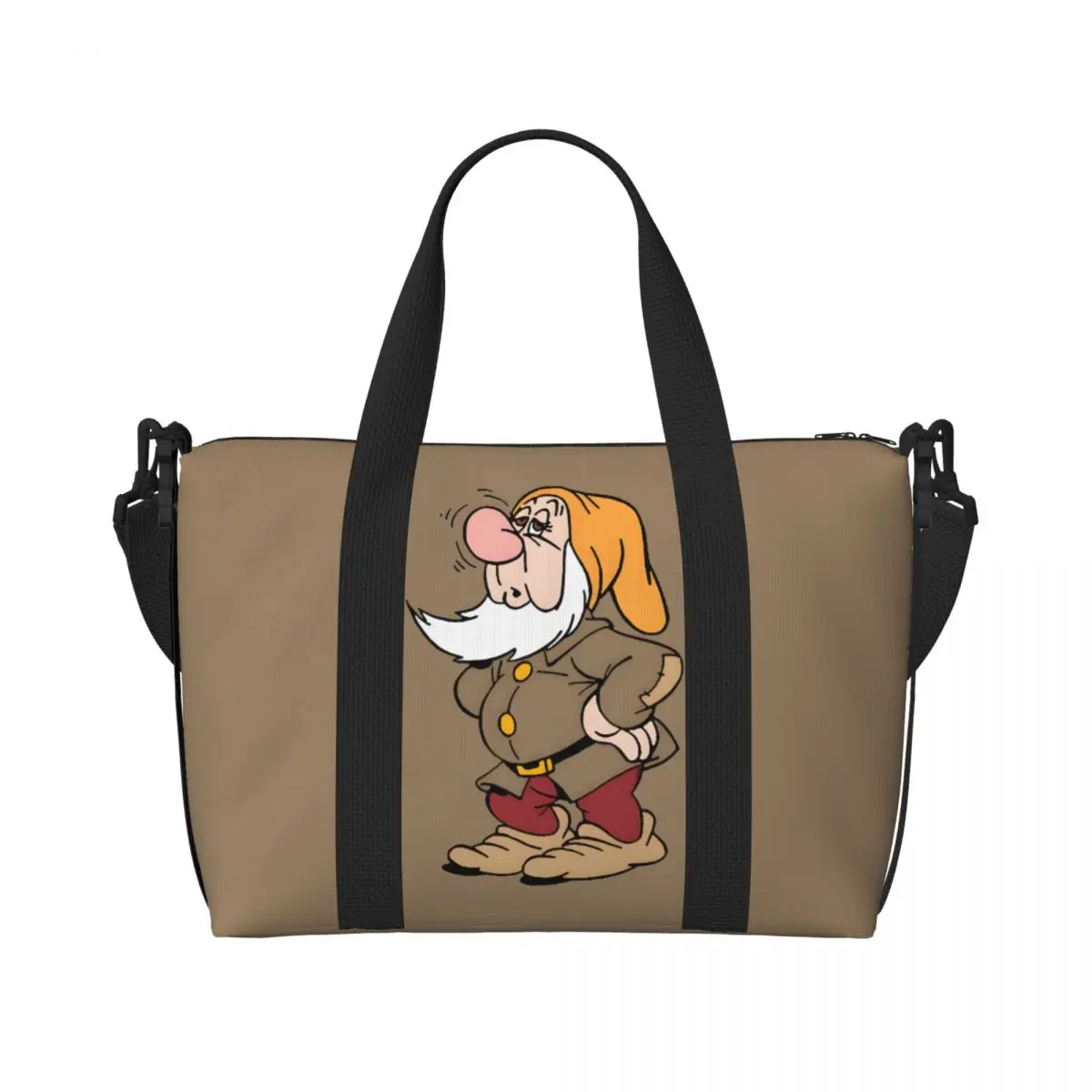 

Сумки-шопперы с изображением Белоснежки и семи гномов, женские сумки большой вместимости для спортзала, пляжа и путешествий