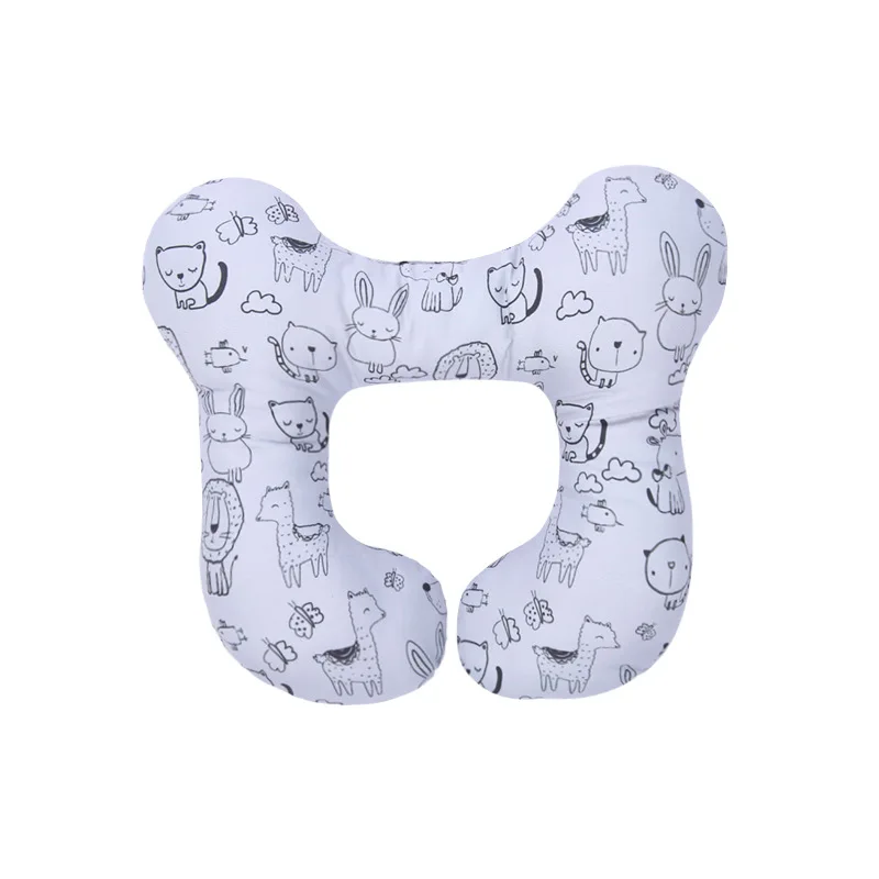 Baby Stroller Neck Pillow Child Car Seat Headrest U-shaped Pillow Neck Pillow Washable Pillow for Travel Sleep