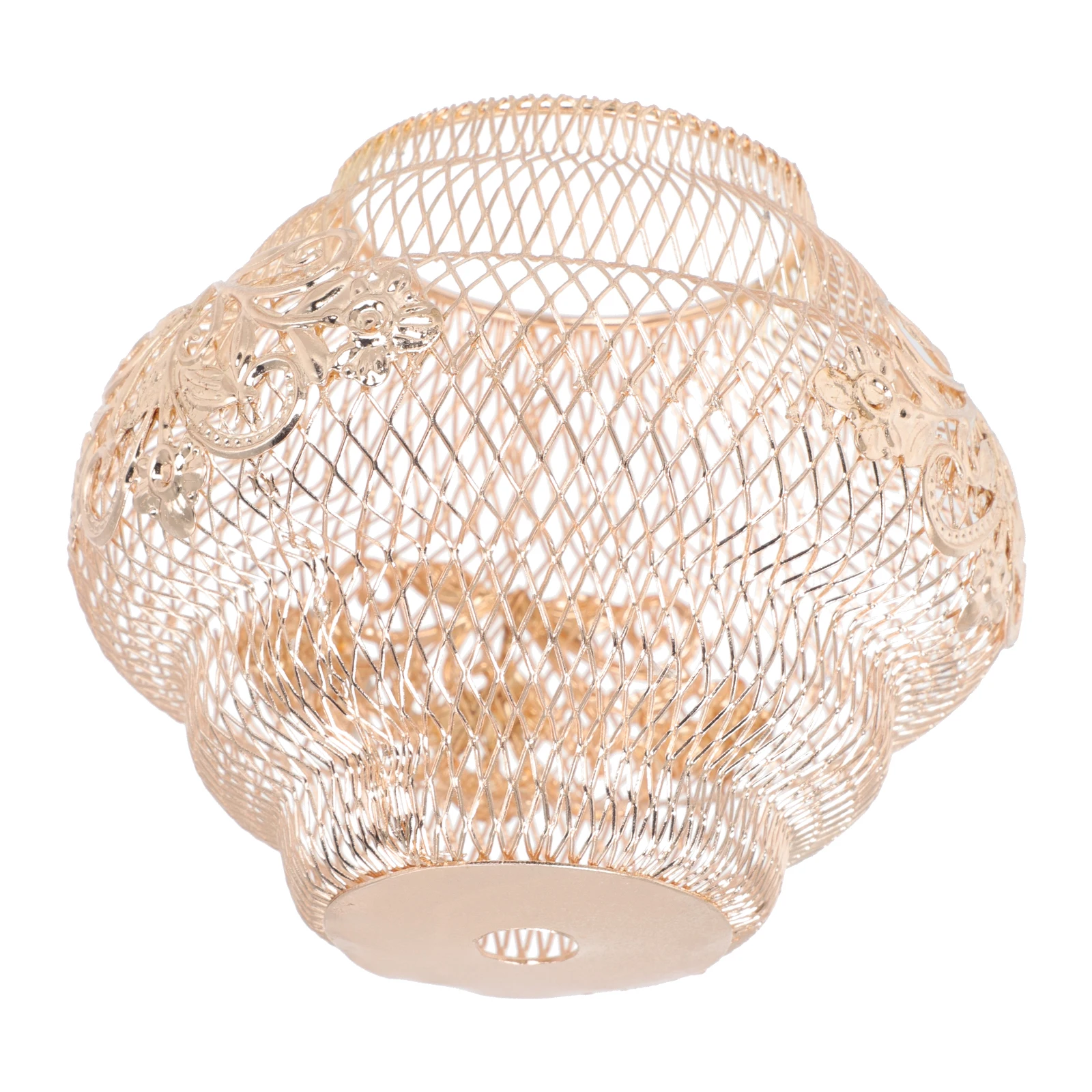 

Exquisite Iron Metal Lampshade Decorative Hanging Light Cover Home Use Wear-Resistant Durable Ceiling Light Shell Retro Style