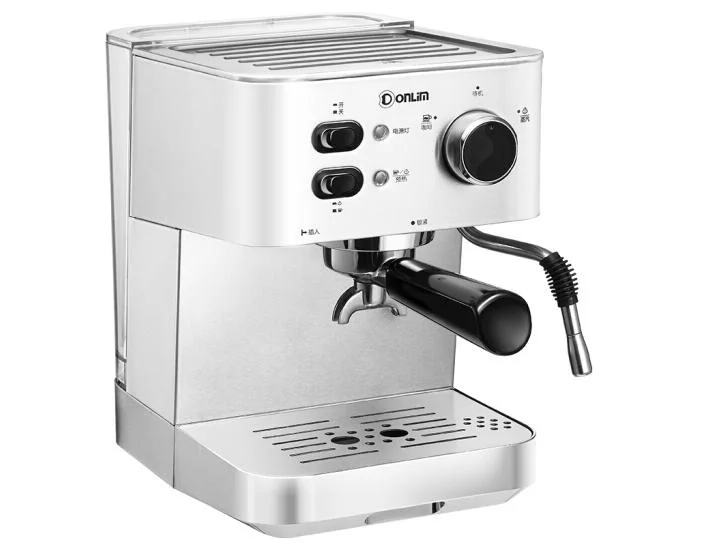 Donlim DL-DK4682 household Stainless steel italian cafe machine espresso coffee maker 20Bar 1.5L 110-220-240v Stainless steel