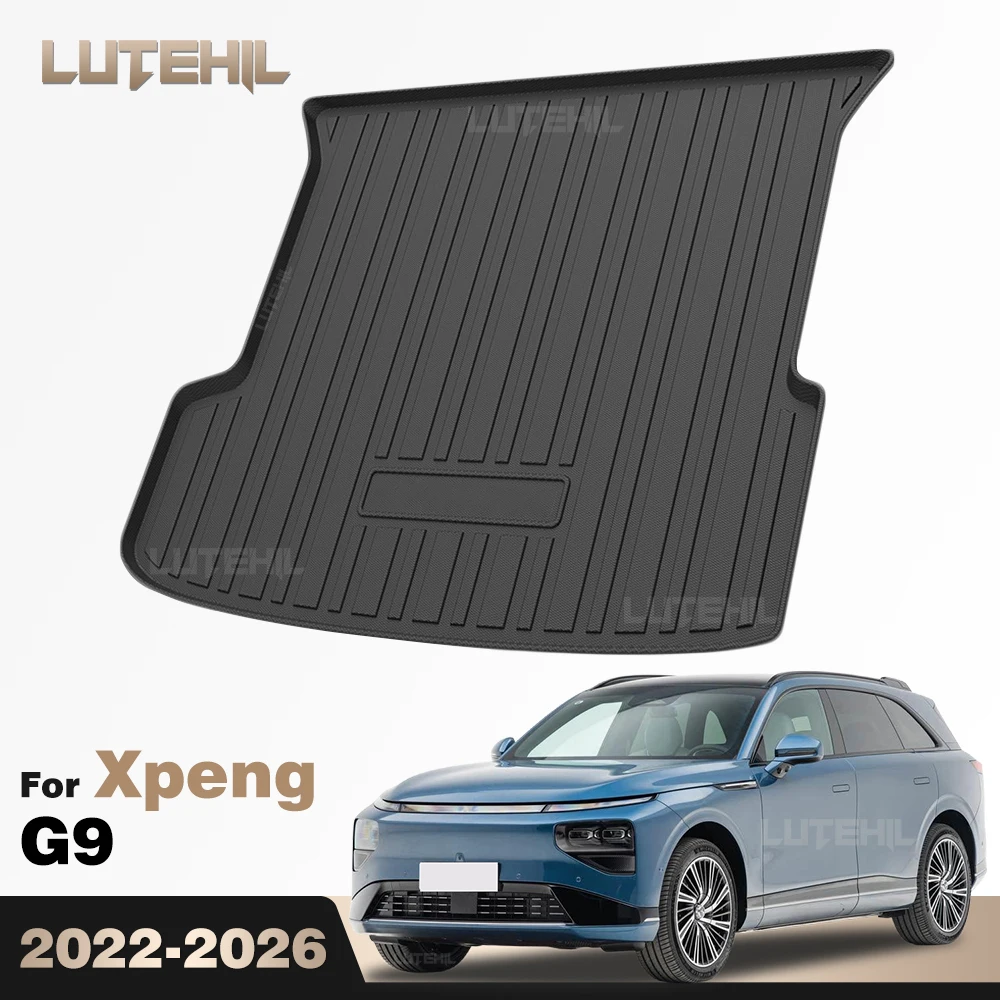 

Для Xpeng G9 2022-2026 (2023, 2024, 2025) — Коврик в багажник из TPE, защитный вкладыш, водонепроницаемые аксессуары