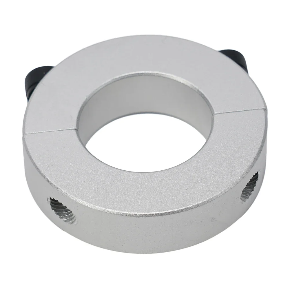1pc Double Split Shaft Clamp Collar Aluminum Alloy Fixed Rings Secure Stabilize 45mm 50mm 55mm 60mm Shafts Clamp Hand Tools Part