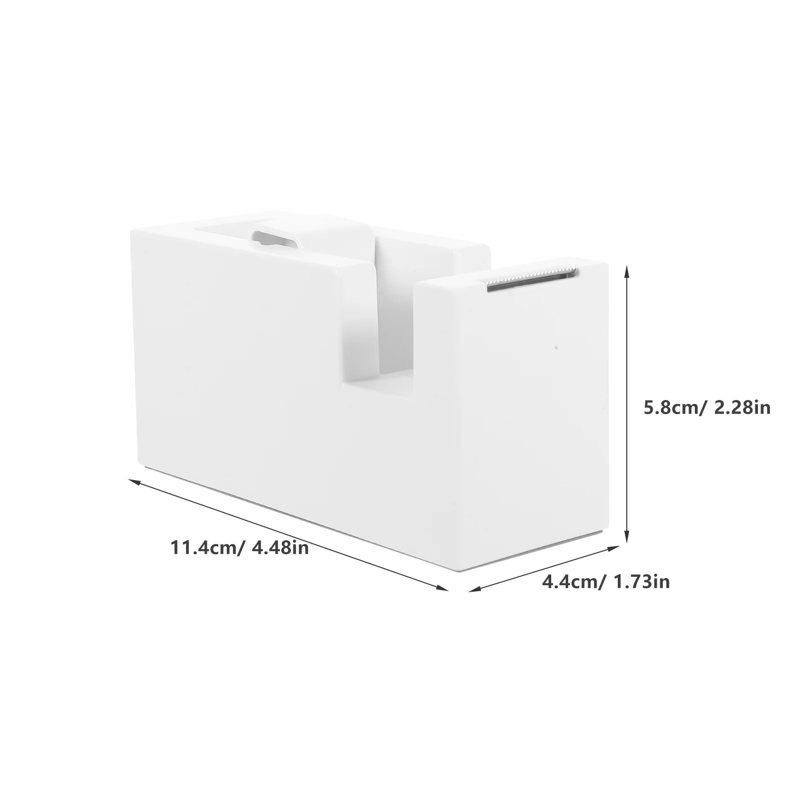 Portable Tape Dispenser Compact Design Sturdy Build Excellent Craftsmanship Tape Holder for Office School Scrapbooking