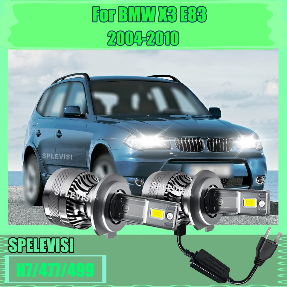 

H7 Bulb Long-Lasting 12v Car Headlight Turbo Lamp Accessories easy to install For BMW X3 E83 2004 2005 2006 2007 2008 2009 2010