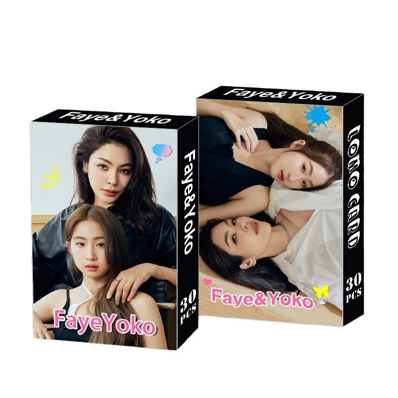 30 Pcs/Set Thai Drama Love Filling Blank FayeYoko Lomo Card Faye&Yoko Mini Postcard HD Photocard Cosplay Gift