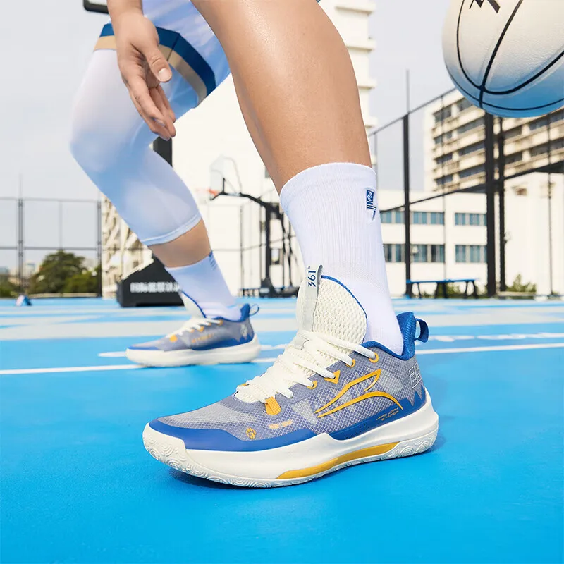 361 Degrees NEW DVD Team Basketball Shoes Men Sport Shoes Guard Cushioning Wear Resistant Protection Ankle Sneakers 672421113