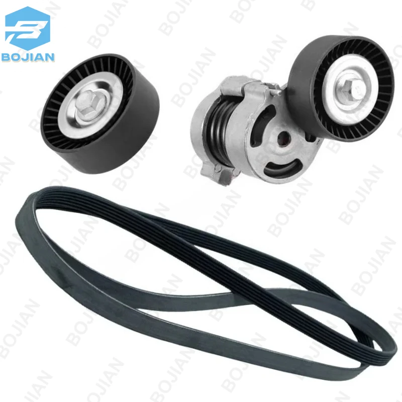 

Engine Belt Tensioner Pulley Kit for BMW E87 120i E46 E90 E91 316i 318i 320i X1 E84 N42 N46 11287524267 11281440378 11287631810