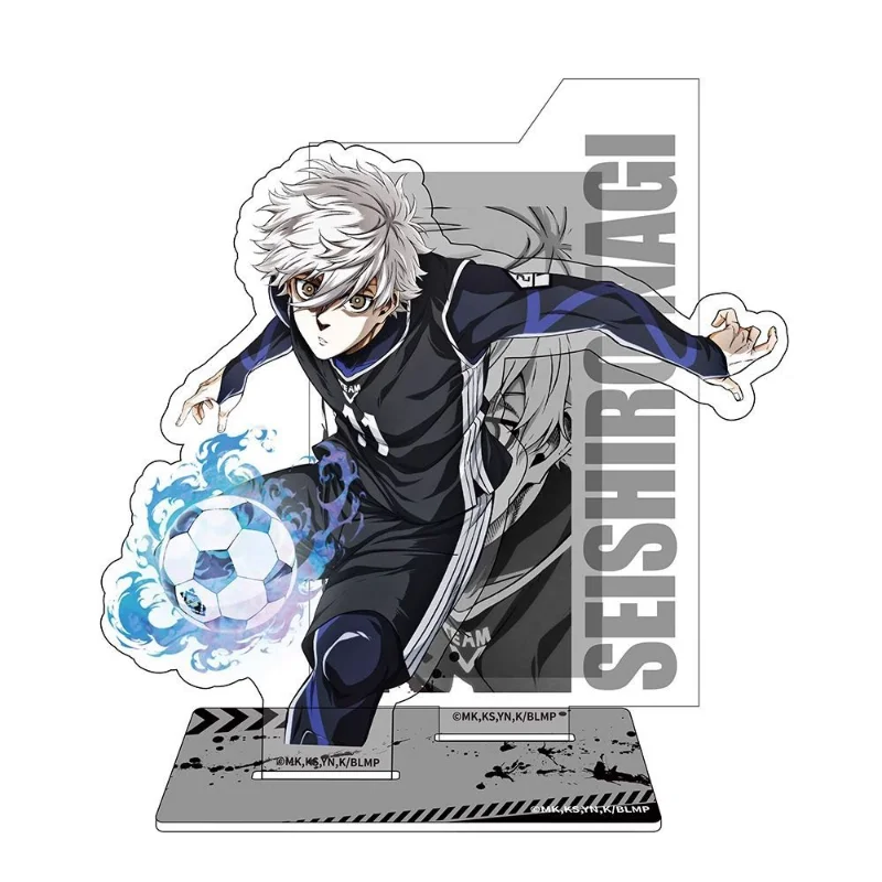 الأزرق السجن الأزرق قفل أنيمي الاكريليك واحد مزدوج حامل سطح المكتب الديكور المحيطة Jieshiyi Nagi Makoto