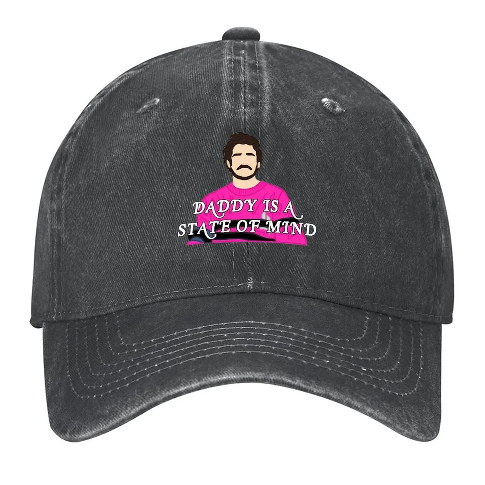 

2026 Daddy Is A State Of Mind - Pedro Pascal Baseball Cap Thermal Visor Military Cap Man Sun Caps Golf Golf Wear Men Women's