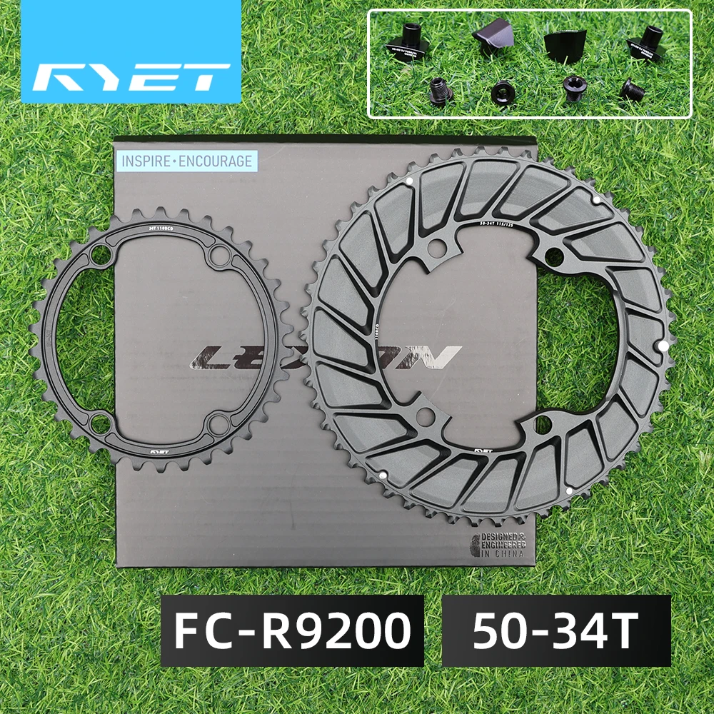 RYET 50-34T 52-36T 54-40T Road Bike Chainring for Shimano 12S 11S
