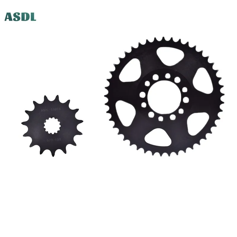 520 15T 45T Motorcycle Front Rear Sprocket For Suzuki DR200 SE-T V W X Y K1-K9 L0-L5 1996-2015 DR200S L5 L6 L7 L8 L9 2015-2020