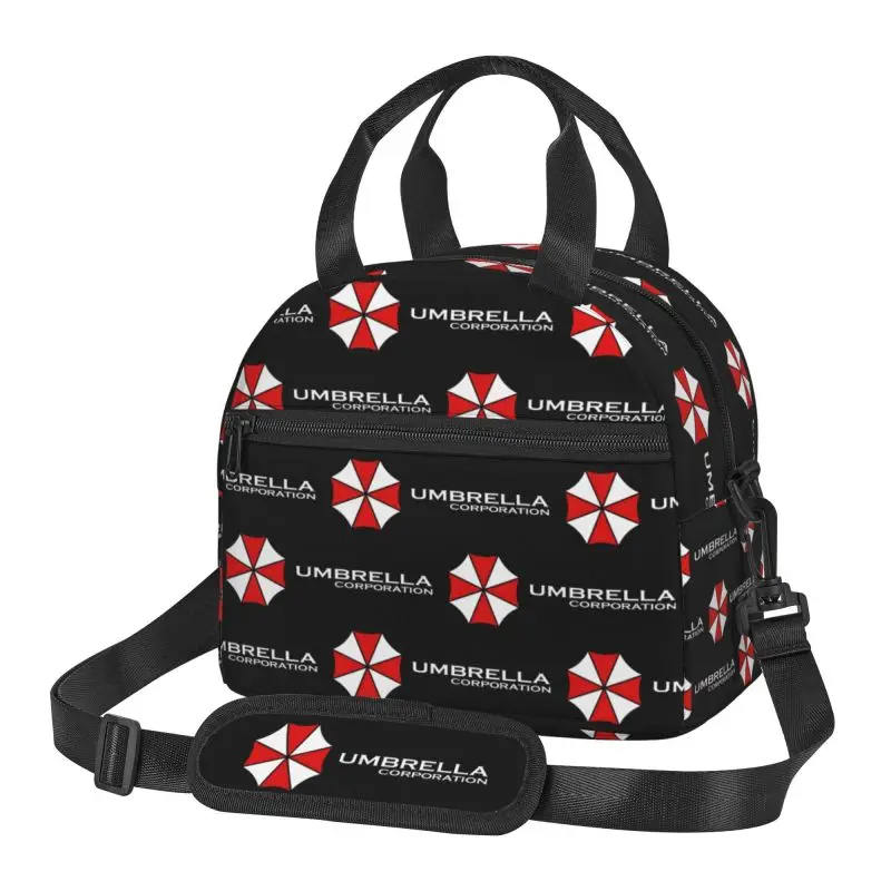 Umbrella Corporation Insulated Lunch Bag Unisex Reusable Lightweight Bento Tote Cooler Thermal Lunch Box with Adjustable Strap