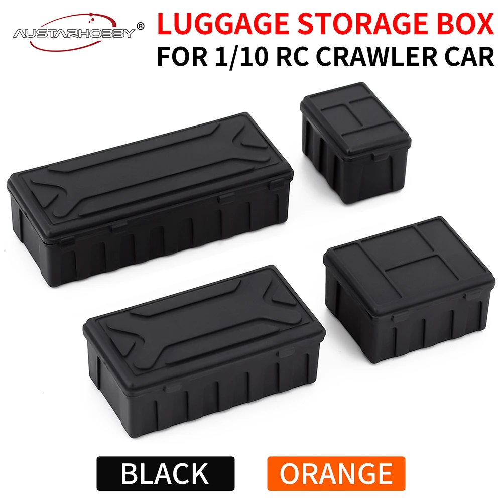 AUSTARHOBBY Simulation Luggage Storage Box Decoration Tool For 1/10 RC Crawler Axial SCX10 HSP 90046 TRX4 TRX6 Redcat Gen8