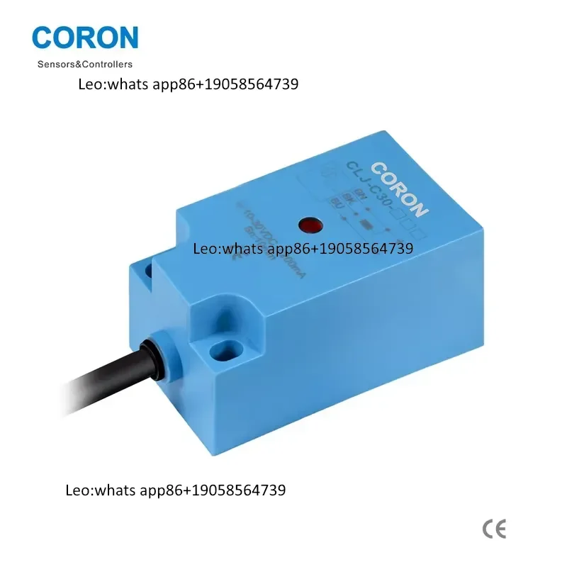 CLJ-C30-10ANA Standard Type Prism Shape Inductive Proximity Sensor 10-30VDC NPN Normally Open Lead Wire Plug