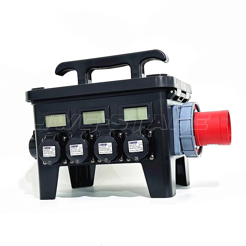 Outdoor Waterproof Project Maintenance Distribution Power Case Box, Portable Aviation Industrial Plug Socket Power Box