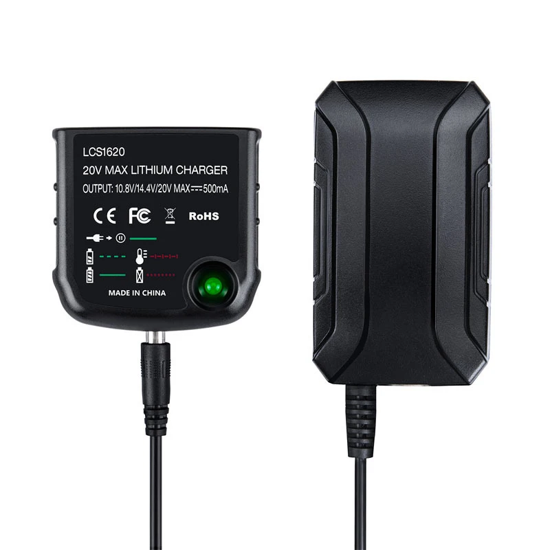 

LCS1620 Lithium Battery Charger For Black&Decker 10.8V 14.4V 18V 20V Serise LBXR20 Electric Drill Screwdriver Battery Accessory