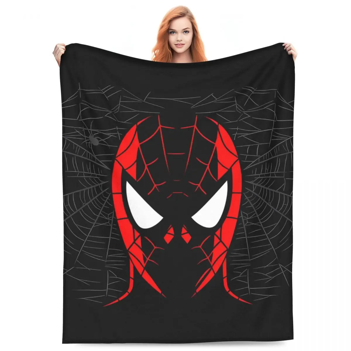 O incrível homem-aranha cobertor de pelúcia para crianças, cobertor de flanela para sofá e cadeira, colcha de qualidade personalizada quente e macia, filme presente