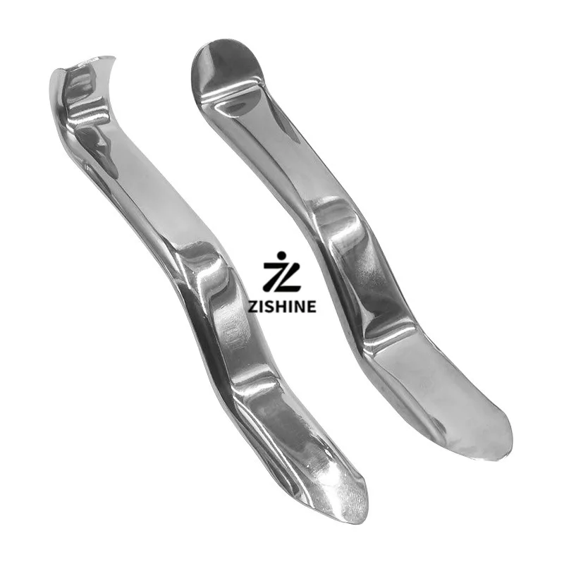 Dental Instruments Stainless Steel Lip Cheek Retractor (Curved/Mouth Corner Type) Mouth Opener / Tongue Depressor Alternative