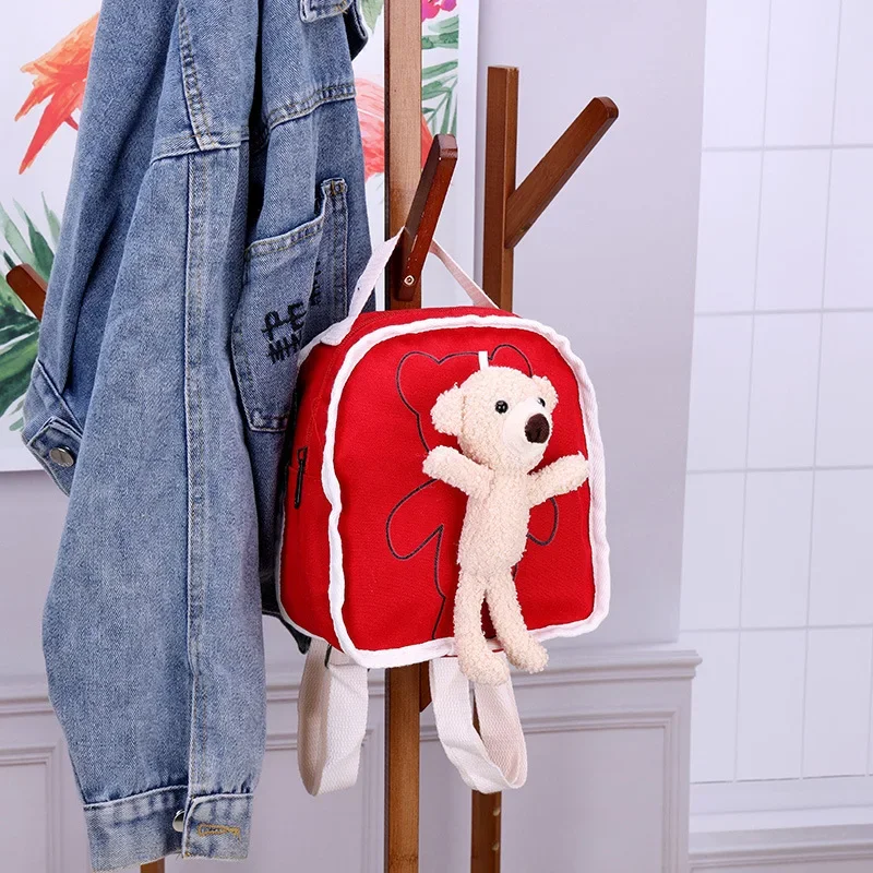 Children's Cute Cartoon Bear Schoolbags Fashion Mini Children Backpack Kindergarten Boys Girls School Book Bag Student Backpack