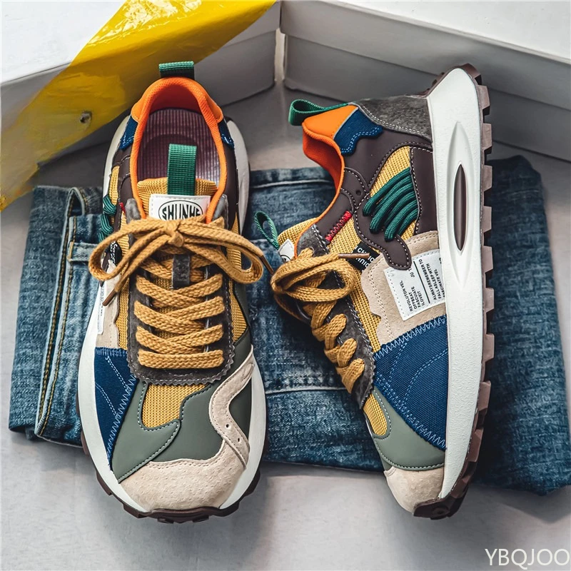 おしゃれなウォーキングシューズ メンズ 厚底シューズ 軽量スニーカー メンズ カジュアル 快適 プラットフォーム トレンド 厚底スニーカー