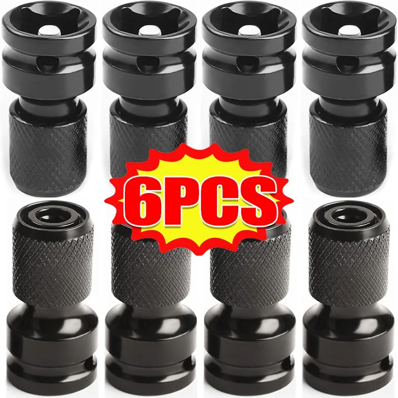 

1/6 шт. адаптер для электрического ключа 1/2 для воздушного и электрического ударного ключа ударная дрель гаечный ключ с храповым механизмом шестигранный адаптер с внутренней головкой