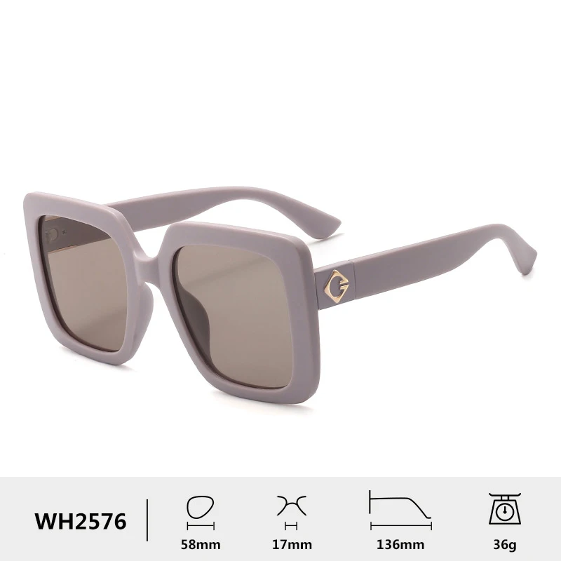 نظارات شمسية مستقطبة بإطار كبير للحماية من أشعة الشمس النسائية ضد النظارات الشمسية فوق البنفسجية