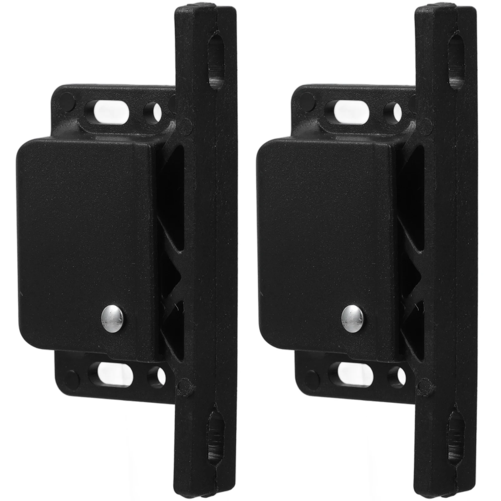 

RV Locks Drawer Latches Cabinet Push Catch Spring Hook Design Durable ABS Material Easy Install No Drill Furniture Locks For
