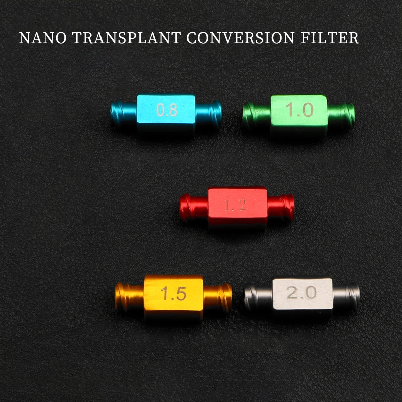 Nano fat emulsifier cutter plug head fat graft converter filter connection incubator filter two-way head