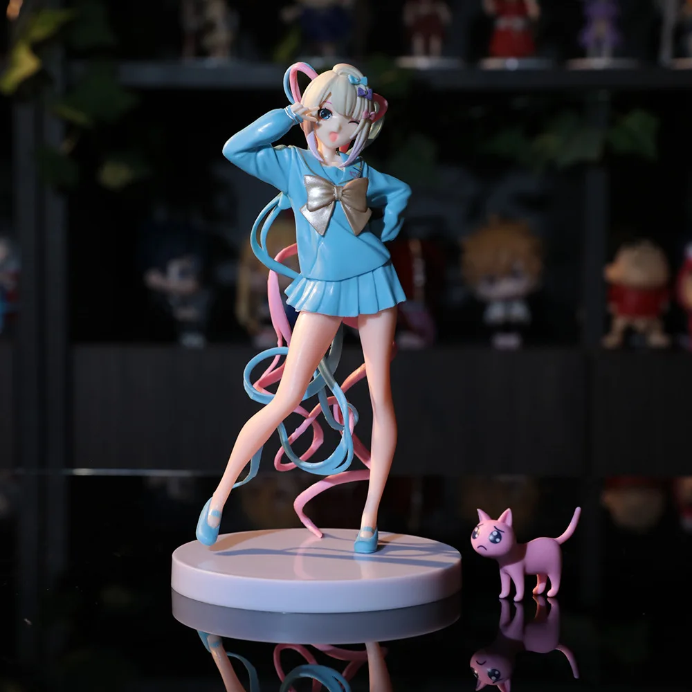 18cm Anime NEEDY GIRL OVERDOSE PVC Action Figure Sexy KAnge Girl Collection Model Toys Gift