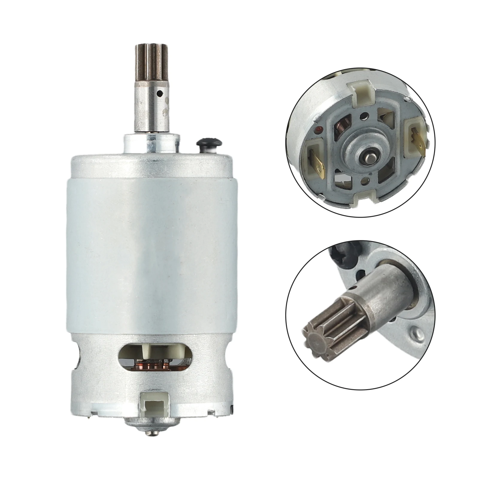 8 Teeth RS550VD H3 Motor 7.7mm Pitch For WORX For WU390 For WX390 DC21V Electric Hammer Drill Power Tool Replacement Part