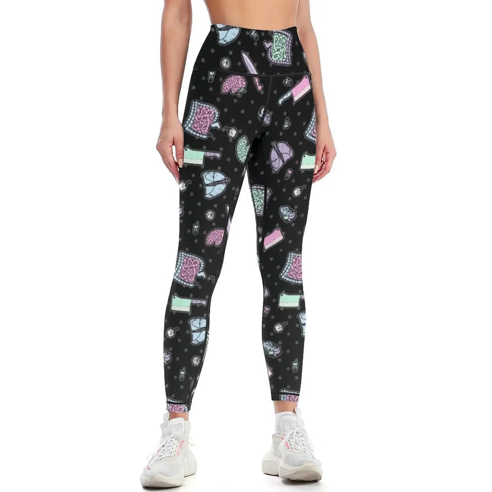 

Sweet Yandere (Black) Leggings legging push up Women's pants sports for sports woman gym Womens Leggings