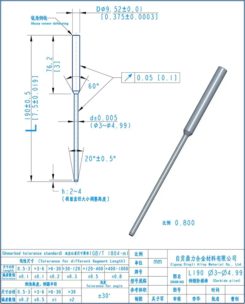 Precision serdi tools Serdi Carbide Pilots for valve seat machine serdi