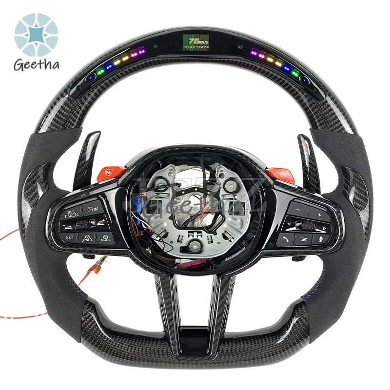 

Automotive Carbon Fiber Steering Wheel for BMW 3 4 Series G20 G21 G80 G81 G22 G23 G26 Car Modification Interior Accessories