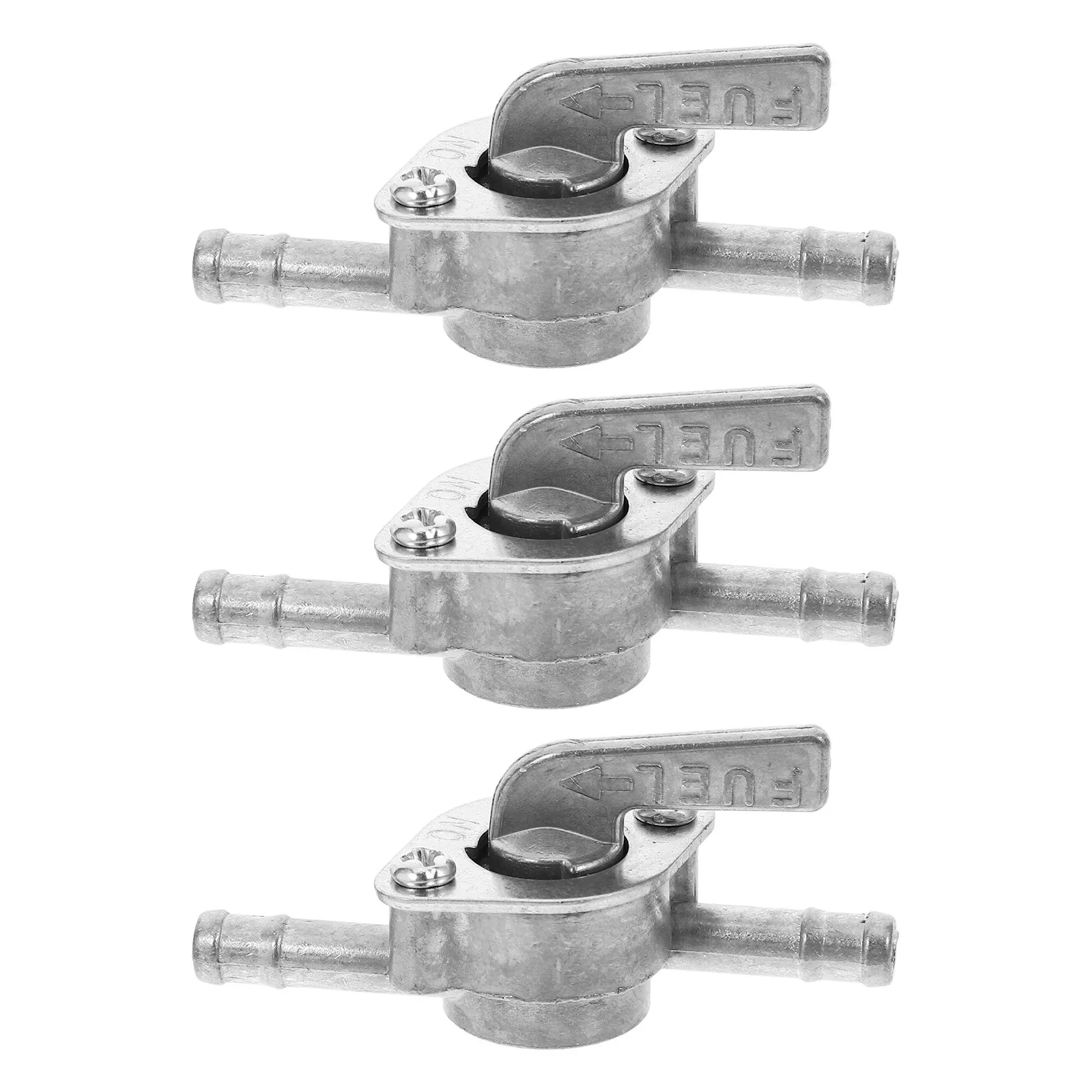 

3pcs Metal Fuel Tank Switch Corrosion Resistant Inline Petcock Valve Universal Replacement For Go Kart Atv Dirt Bike Motorcycle