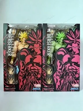 

In Stock Dragon Ball Demoniacal Fit DF SHF Legendary Berserker Shatter The Universe Broly Action Figure Toy Model Gift