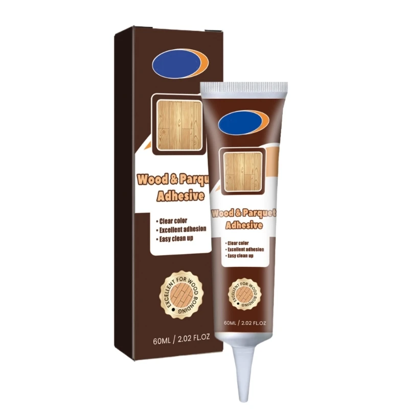 60 مللي لاصق خشب غراء خشب عملي لاصق قوي على الفور مناسب للخشب الصلب والخشب المركب Y9RF