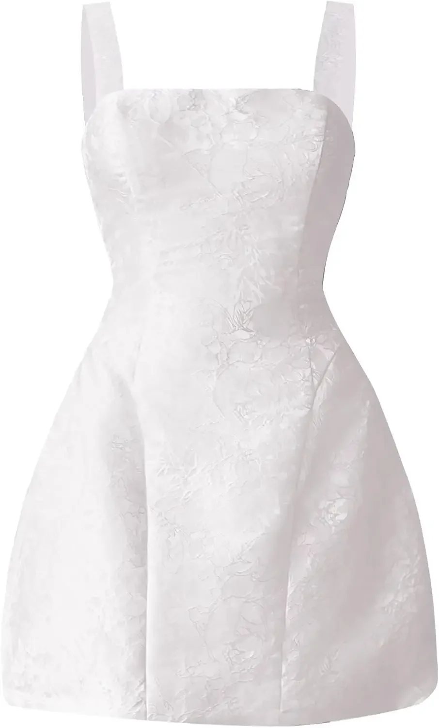 

Custom Made Satin Embroidery Homecoming Dresses With Pockets Spaghetti Strap Square Neck Jacquard Mini Prom Cocktail Pary Dress