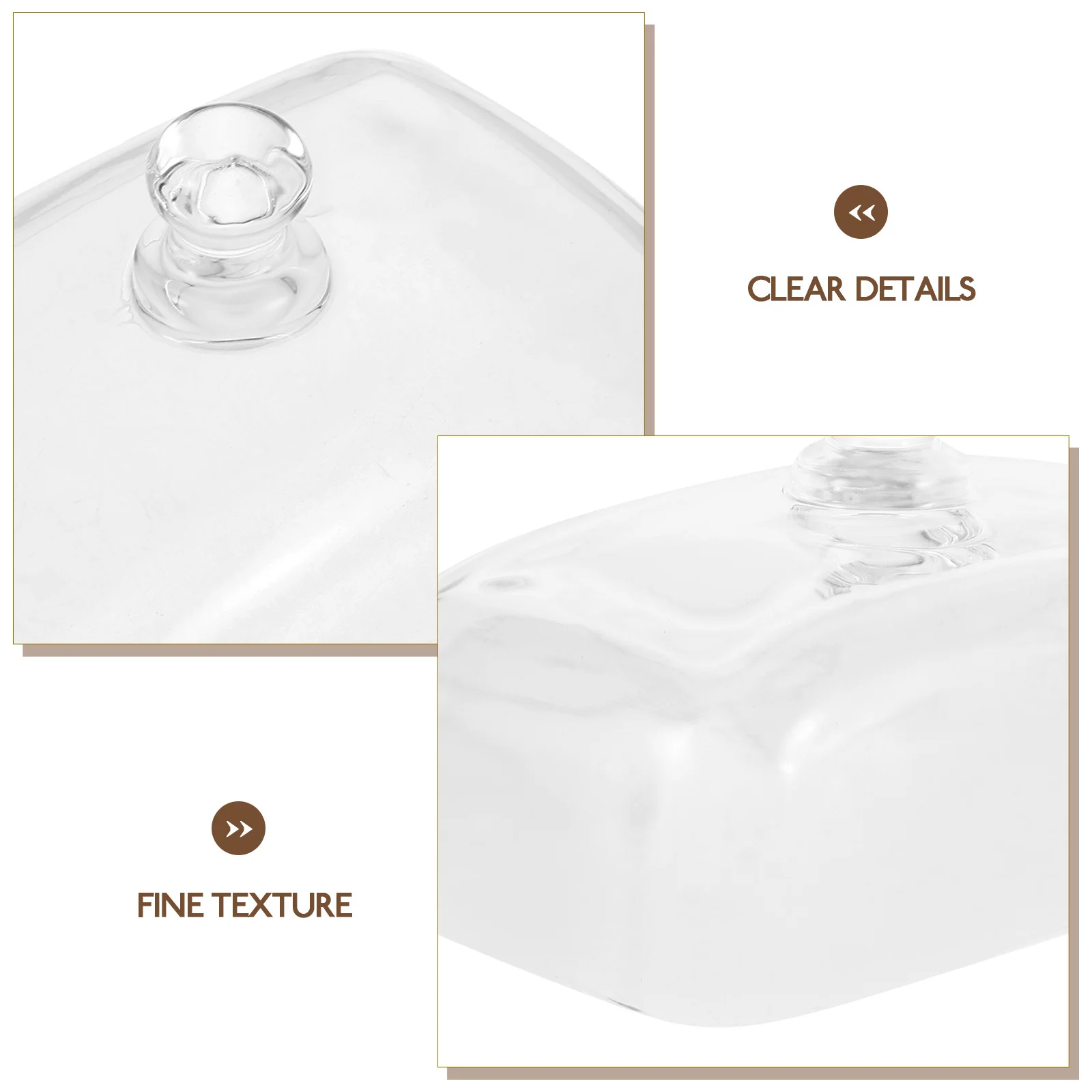 

Glass Round Cake Dome Cover Clear Protective Food Display Dessert Cover for Cake Muffin Cookies Practical Dessert Dome