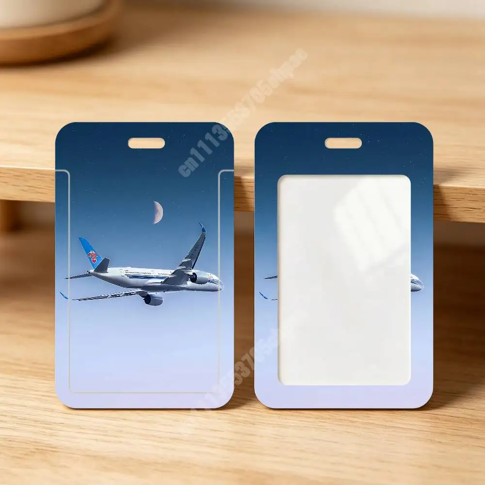 A-Airbus A340 A350 A380 Aircraft Plastic Card Holder Worker ID Card Clear Transparent Employee Visitor Pass image 4
