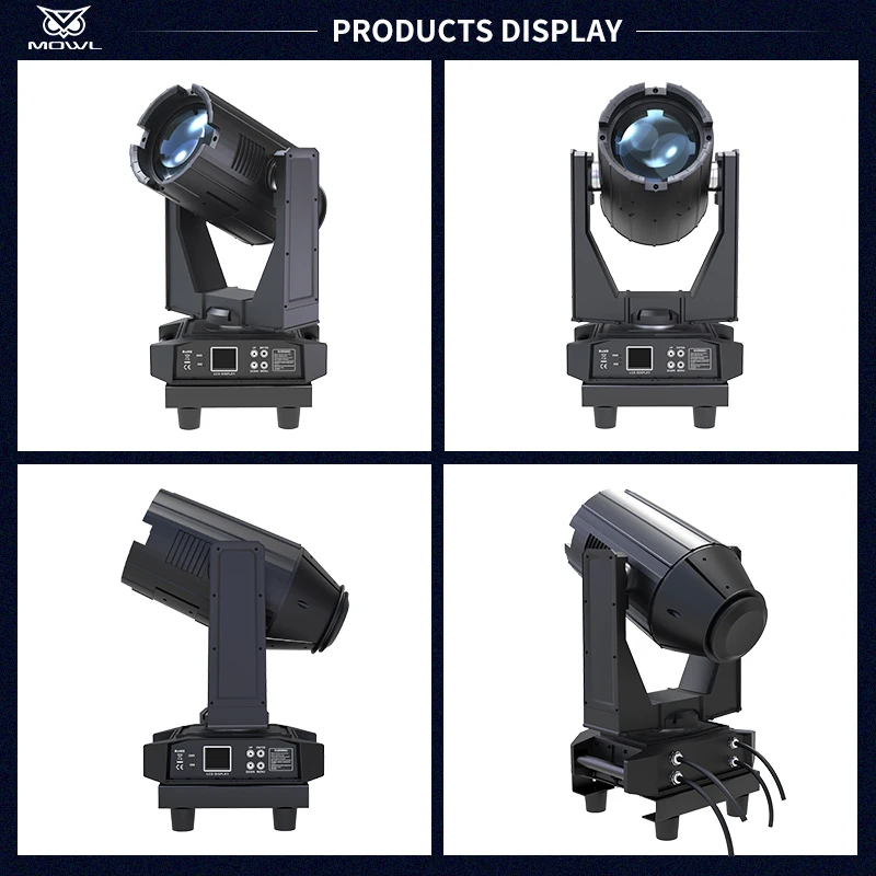 MOWL Good Price Water Proof Outdoor IP65 380W DMX Waterproof Sky Sharpy Super Beam 380 Moving Head Light